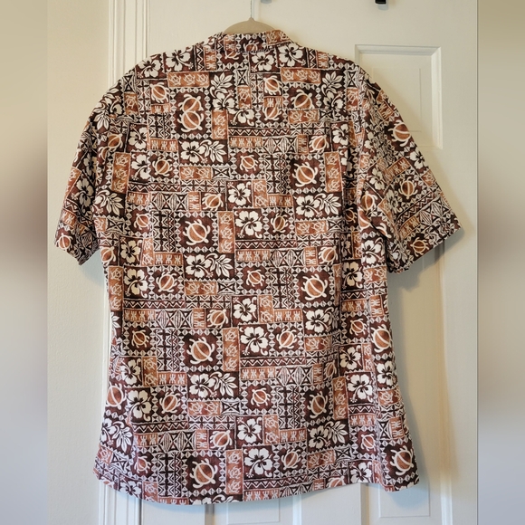 Men's authentic Hawaiian print shirt - Picture 2 of 4